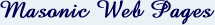 Masonic Web Pages